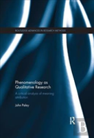 Phenomenology As Qualitative Research