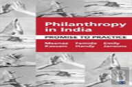 Philanthropy In India