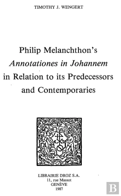 Bertrand.pt - Philip Melanchthon'S 