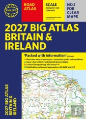 Philip'S 2027 Big Road Atlas Of Britain And Ireland (A3 Paperback)