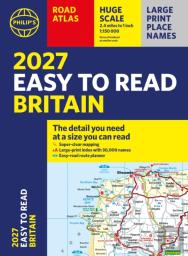 Philip'S 2027 Easy To Read Road Atlas Of Britain (A4 Paperback)