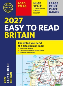 Bertrand.pt - Philip'S 2027 Easy To Read Road Atlas Of Britain (A4 Paperback)