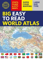 Philip'S Big Easy To Read World Atlas (A3)