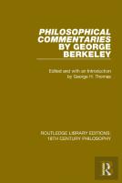 Philosophical Commentaries By George Berkeley