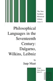 Philosophical Languages In The Seventeenth Century