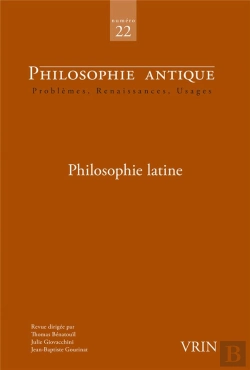Bertrand.pt - Philosophie Antique Tome 22 : Philosophie Latine