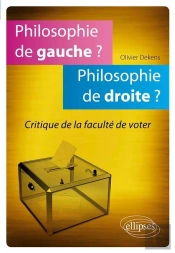 Philosophie De Gauche ? Philosophie De Droite ? Critique De La Faculté De Voter