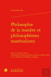 Philosophie De La Matière Et Philosophèmes Matérialistes
