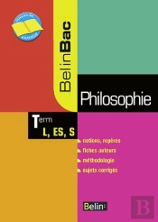 Philosophie ; Terminale L, Es, S (Edition 2007)