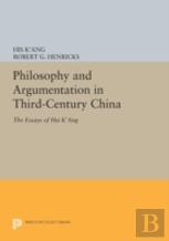 Philosophy And Argumentation In Third-Century China