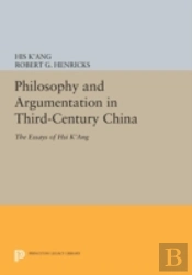Philosophy And Argumentation In Third-Century China