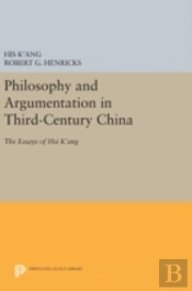 Philosophy And Argumentation In Third-Century China