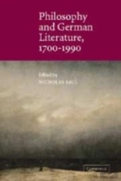 Philosophy And German Literature, 1700â€“1990