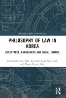 Philosophy Of Law In Korea