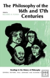 Philosophy Of The Sixteenth And Seventeenth Centuries