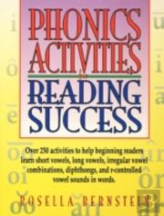 Phonics Activities For Reading Success