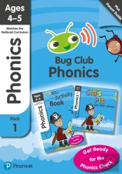 Phonics - Learn At Home Pack 1 (Bug Club), Phonics Sets 1-3 For Ages 4-5 (Six Stories + Parent Guide + Activity Book)