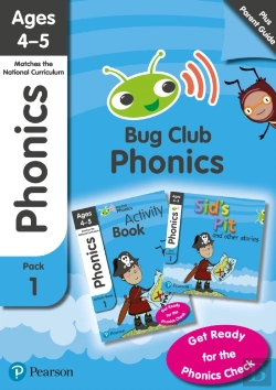 Bertrand.pt - Phonics - Learn At Home Pack 1 (Bug Club), Phonics Sets 1-3 For Ages 4-5 (Six Stories + Parent Guide + Activity Book)