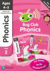 Phonics - Learn At Home Pack 2 (Bug Club), Phonics Sets 4-6 For Ages 4-5 (Six Stories + Parent Guide + Activity Book)