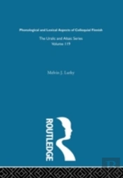 Phonological And Lexical Aspects Of Colloquial Finnish