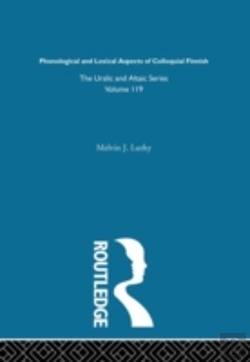 Bertrand.pt - Phonological And Lexical Aspects Of Colloquial Finnish