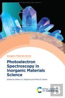 Photoelectron Spectroscopy In Inorganic Materials Science