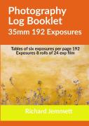 Photography Log Booklet 35mm 192 Exposures
