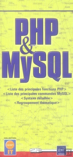Bertrand.pt - Php Et Mysql ; Liste Des Principales Fonctions Et Syntaxes