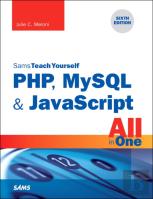 Php, Mysql & Javascript All In One, Sams Teach Yourself