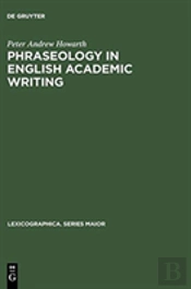 Phraseology In English Academic Writing