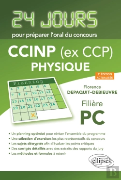 Bertrand.pt - Physique 24 Jours Pour Préparer L'Oral Du Concours Ccinp (Ex Ccp) - Filière Pc - 2e Édition Actualisée