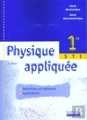 Physique Appliquee 1e ; Livre De L'Eleve