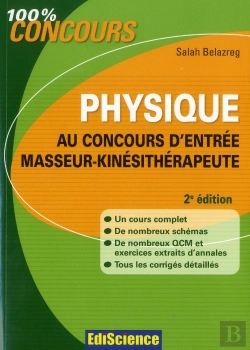 Bertrand.pt - Physique Au Concours D'Entree Masseur-Kinesitherapeute - 2e Edition