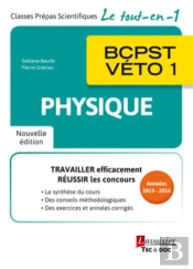 Physique ; Bcpst-Véto 1 (2e Édition)