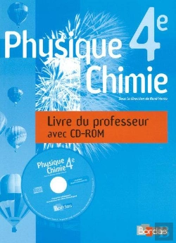 Bertrand.pt - Physique/Chimie ; 4eme ; Guide Du Professeur + Cdrom (Edition 2007)