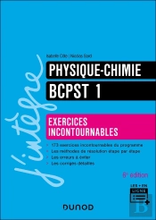 Physique-Chimie ; Bcpst 1 ; Exercices Incontournables (6e Édition)