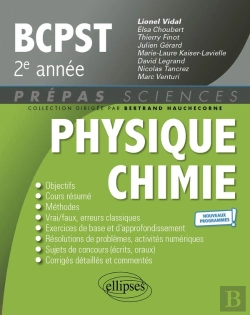 Bertrand.pt - Physique-Chimie Bcpst 2e Année : Programme 2022