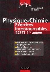 Physique-Chimie Exercices Incontournables Bcpst 1re Annee