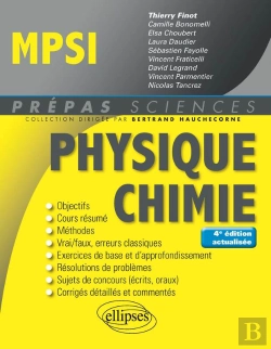 Bertrand.pt - Physique-Chimie Mpsi - 4e Édition Actualisée