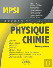 Physique Chimie Mpsi Conforme Au Nouveau Programme 2013