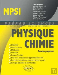 Bertrand.pt - Physique Chimie Mpsi Conforme Au Nouveau Programme 2013
