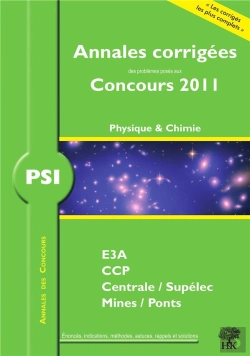 Bertrand.pt - Physique-Chimie ; Psi ; Annales Corrigées (Concours 2011)