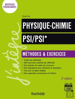 Bertrand.pt - Physique-Chimie ; Psi/Psi* ; Méthodes Et Exercices (2e Édition)