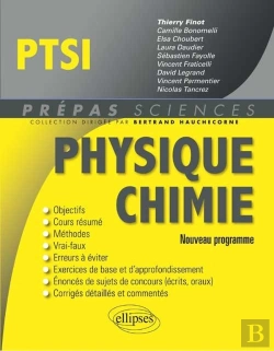 Bertrand.pt - Physique Chimie Ptsi Conforme Au Nouveau Programme 2013