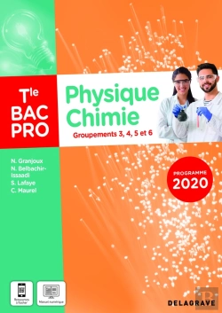 Bertrand.pt - Physique - Chimie : Terminale Bac Pro G3, G4, G5, G6 ; Pochette Élève (Édition 2021)