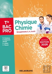 Physique - Chimie Tle Bac Pro Groupements 3, 4, 5 Et 6 (2026) - Pochette Élève