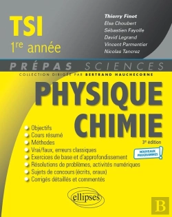 Bertrand.pt - Physique-Chimie ; Tsi 1re Année ; Nouveaux Programmes