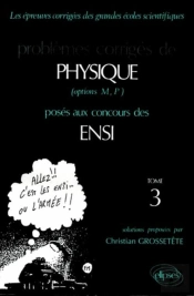 Physique Ensi 1988-1989 - Tome 3