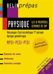Physique : Les 10 1eres Semaines De Sup