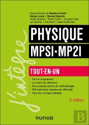 Physique ; Mpsi-Mp2i ; Tout-En-Un (3e Édition)